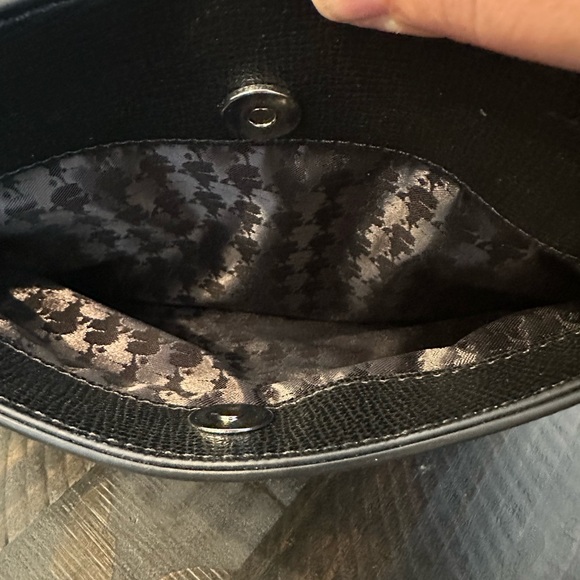 Karl Lagerfeld Paris Womens Maybelle Rhinestone Satchel Crossbody With Pouch - Picture 4 of 11